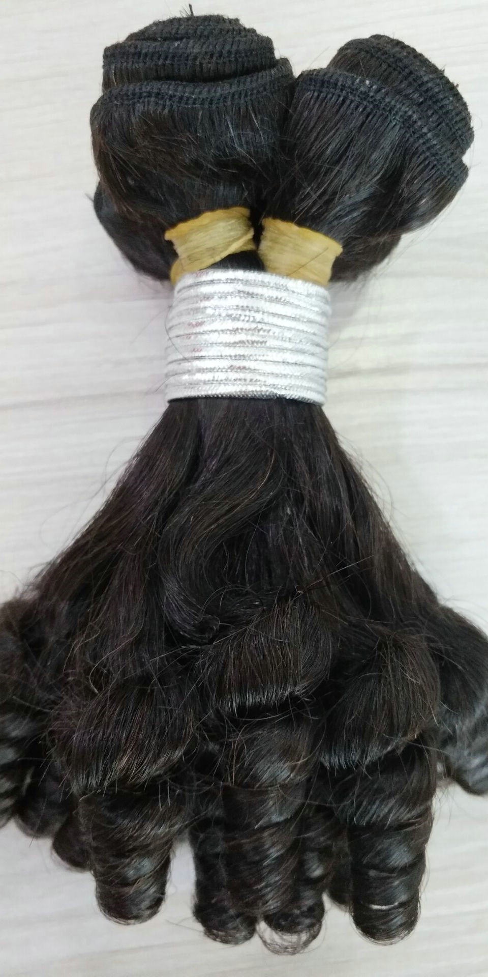 Qingdao Factory unprocessed virgin hair  vendors Afro curl Egg curl hair bundles YL184